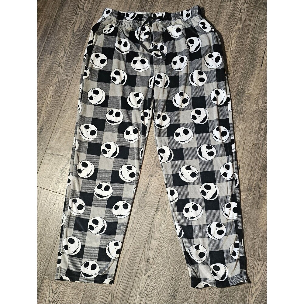 Men's Disney The Nightmare Before Christmas Velour Pajama Pants Size XL